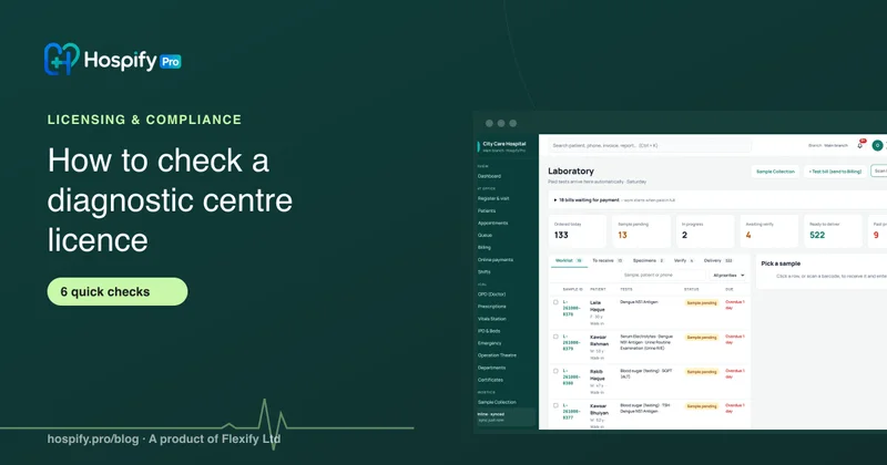 How to check a diagnostic centre or clinic licence in Bangladesh